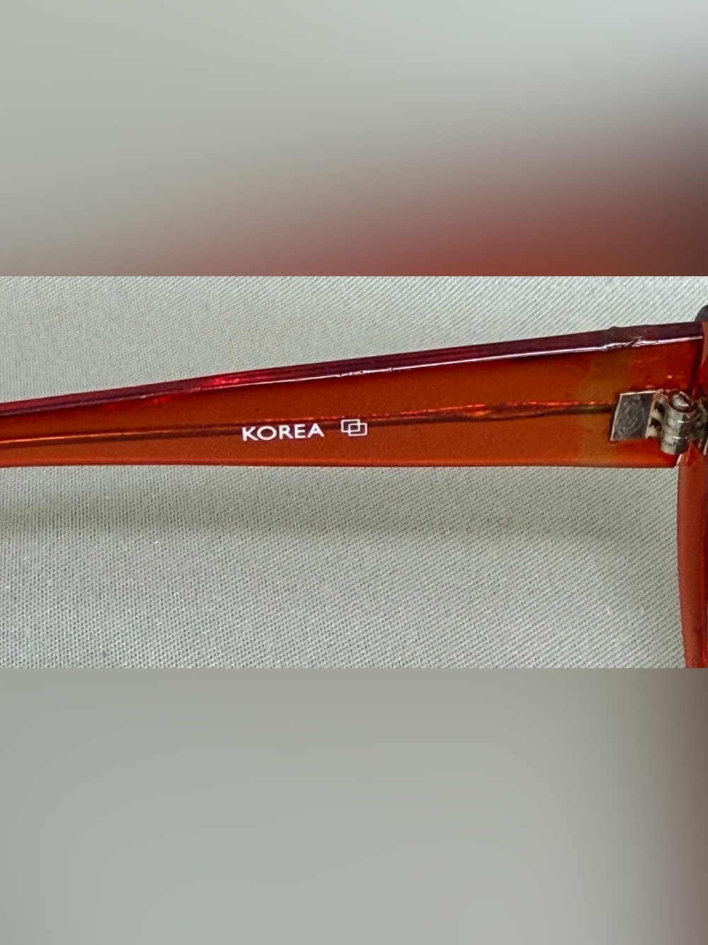 Vintage 1980s Red Cat Eye Sunglasses Made in Korea Retro - Picture 6 of 11